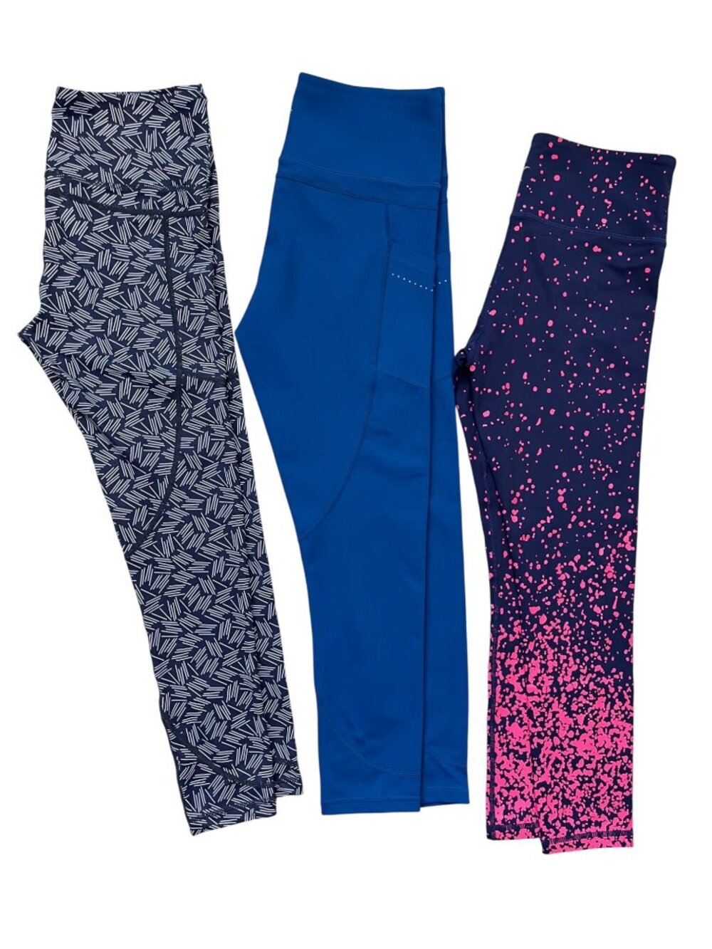 Zyia Active Leggings Bundle 3 Pair Size 6-8 High Rise 7/8
